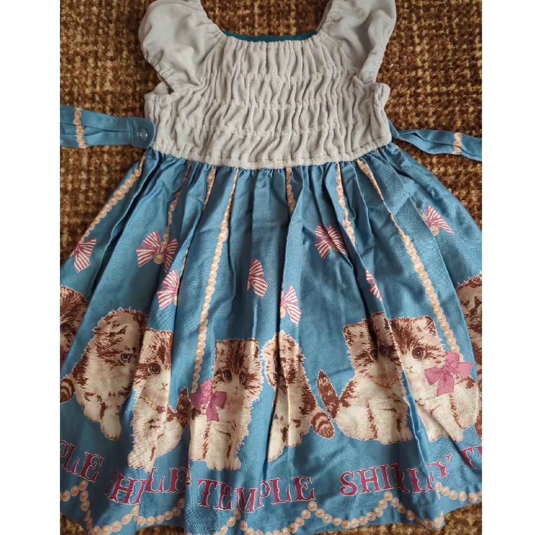 シャーリーテンプル ねこちゃんワンピ - キッズ服女の子用(90cm~) シャーリーテンプル ねこちゃんワンピ - キッズ服女の子用(90cm~)
