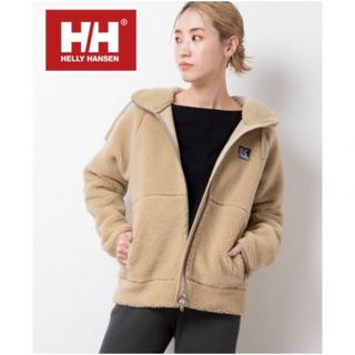 ヘリーハンセン(HELLY HANSEN)の未使用ヘリーハンセンファイバーパイルフーディMサイズレディース(パーカー)