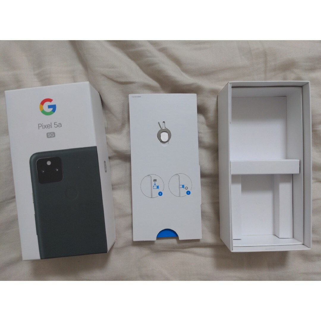 Google Pixel(グーグルピクセル)のGoogle Pixel 5a 箱 スマホ/家電/カメラのスマホアクセサリー(その他)の商品写真