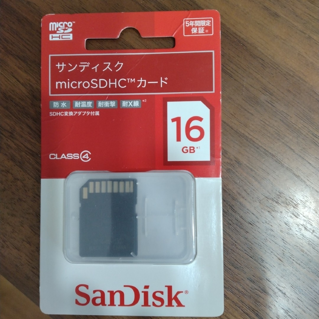 SanDisk(サンディスク)のSanDisk microSDHCカード SDSDQ-016G-J35A スマホ/家電/カメラのカメラ(その他)の商品写真