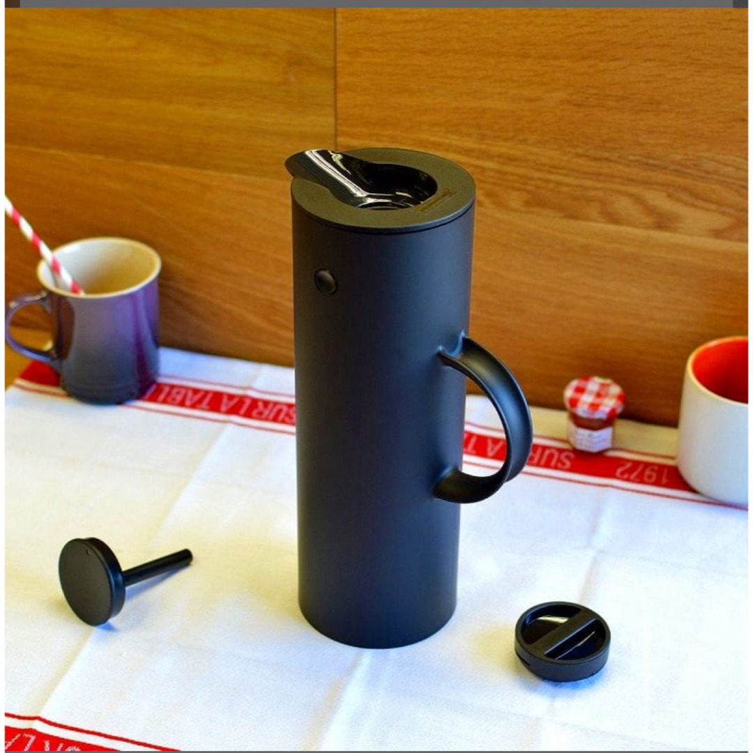 Stelton - ステルトン ジャグ バキュームジャグ ソフトブラック Stelton - ステルトン ジャグ バキュームジャグ ソフトブラック