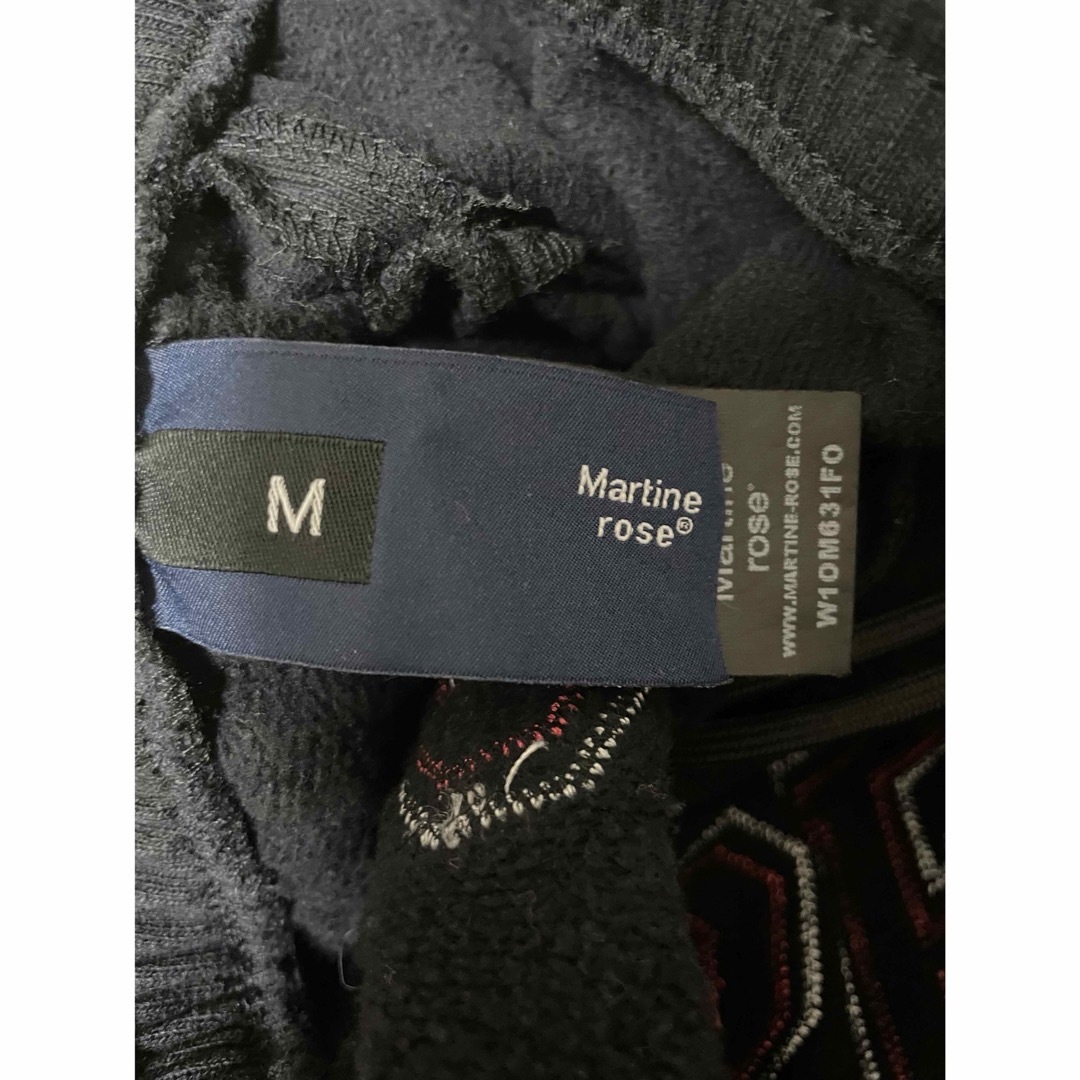 Maison Martin Margiela(マルタンマルジェラ)のMARTINE ROSE マーティンローズ 刺繍 ワイドスウェットパンツ  メンズのパンツ(その他)の商品写真