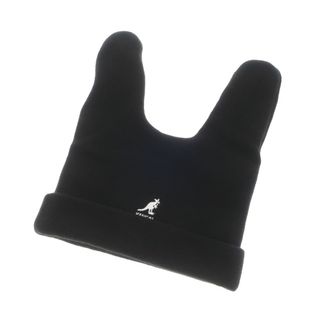 カンゴール(KANGOL)の【中古】カンゴール KANGOL アクリル ニットキャップ 帽子 ブラック【サイズONE　SIZE】【ユニセックス】(ニット帽/ビーニー)