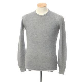 ジョンスメドレー(JOHN SMEDLEY)の【中古】ジョンスメドレー JOHN SMEDLEY ウール クルーネック プルオーバーニット グレー【サイズS】【メンズ】(ニット/セーター)