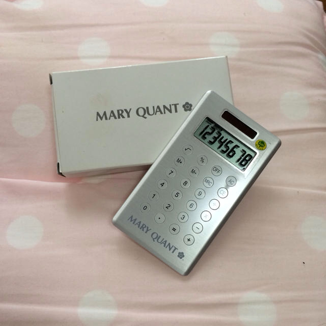 MARY QUANT(マリークワント)の電卓 インテリア/住まい/日用品の文房具(その他)の商品写真