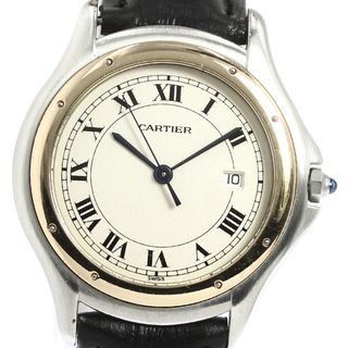 カルティエ(Cartier)のカルティエ CARTIER パンテールLM ラウンド K18YGベゼル クォーツ メンズ _618673【ev15】(腕時計(アナログ))