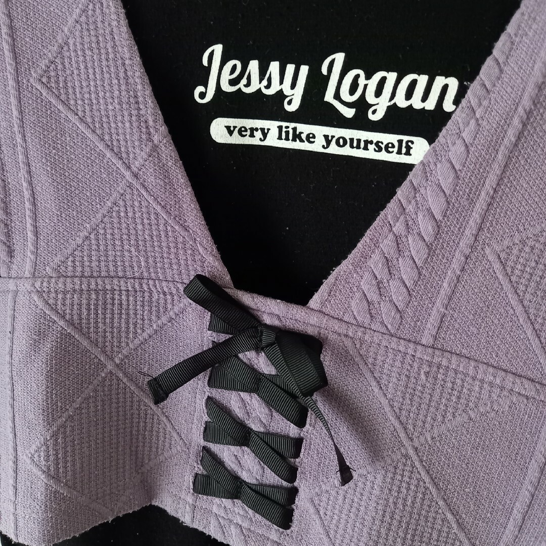 JESSY LOGAN　七分袖シャツ　セット キッズ/ベビー/マタニティのキッズ服女の子用(90cm~)(Tシャツ/カットソー)の商品写真