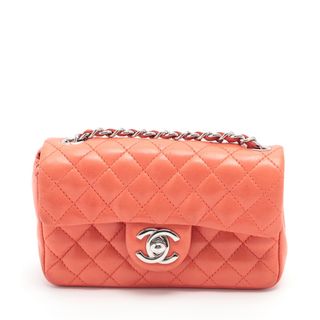 シャネル(CHANEL)のシャネル  ラムスキン  レッド レディース ショルダーバッグ(ショルダーバッグ)