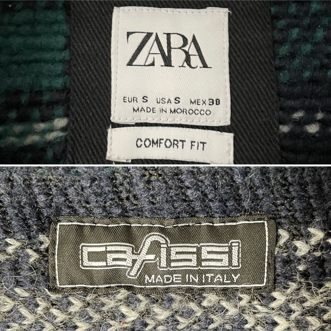 ZARA(ザラ)のZARA COMFORT FIT ザラ　タータンチェックシャツ　ジャケット メンズのジャケット/アウター(ブルゾン)の商品写真