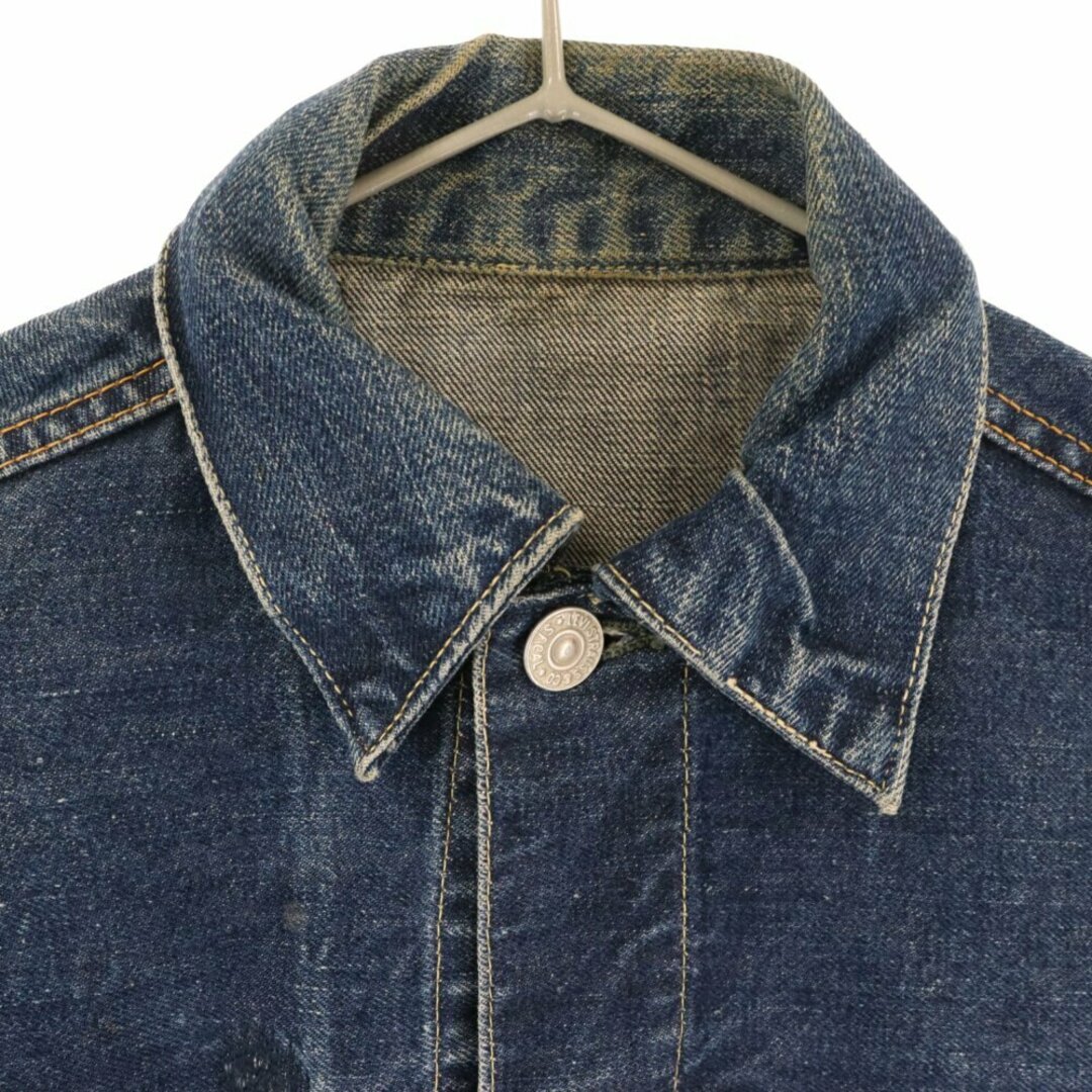 Levi's(リーバイス)のLevi's リーバイス 50s 507XX 2nd 両面均等V BIG-E ツメ刻印 帯下シングル 前期型 デニムジャケット インディゴブルー メンズのジャケット/アウター(Gジャン/デニムジャケット)の商品写真