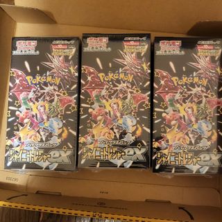 ポケモン(ポケモン)の新品未開封シュリンク付き ポケモンカードゲーム シャイニートレジャーex3box(Box/デッキ/パック)