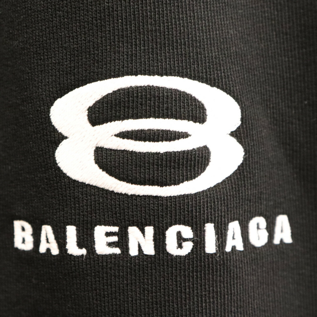 Balenciaga(バレンシアガ)のBALENCIAGA バレンシアガ 767853 TPVG6 ロゴ刺繍ワイドスウェットロングパンツ ブラック メンズのパンツ(その他)の商品写真