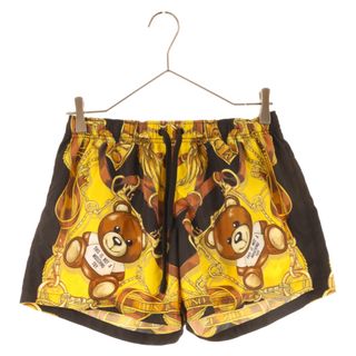 モスキーノ(MOSCHINO)のMOSCHINO モスキーノ Logo Teddy Print Shorts テディベアロゴプリント ハーフパンツ ショーツ イエロー/ブラック 212Z J42025274(その他)