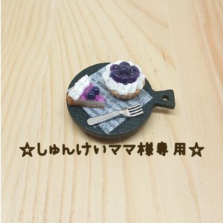 ☆しゅんけいママ様専用☆ ケーキセット マグネット 粘土 ミニチュアスイーツ(その他)