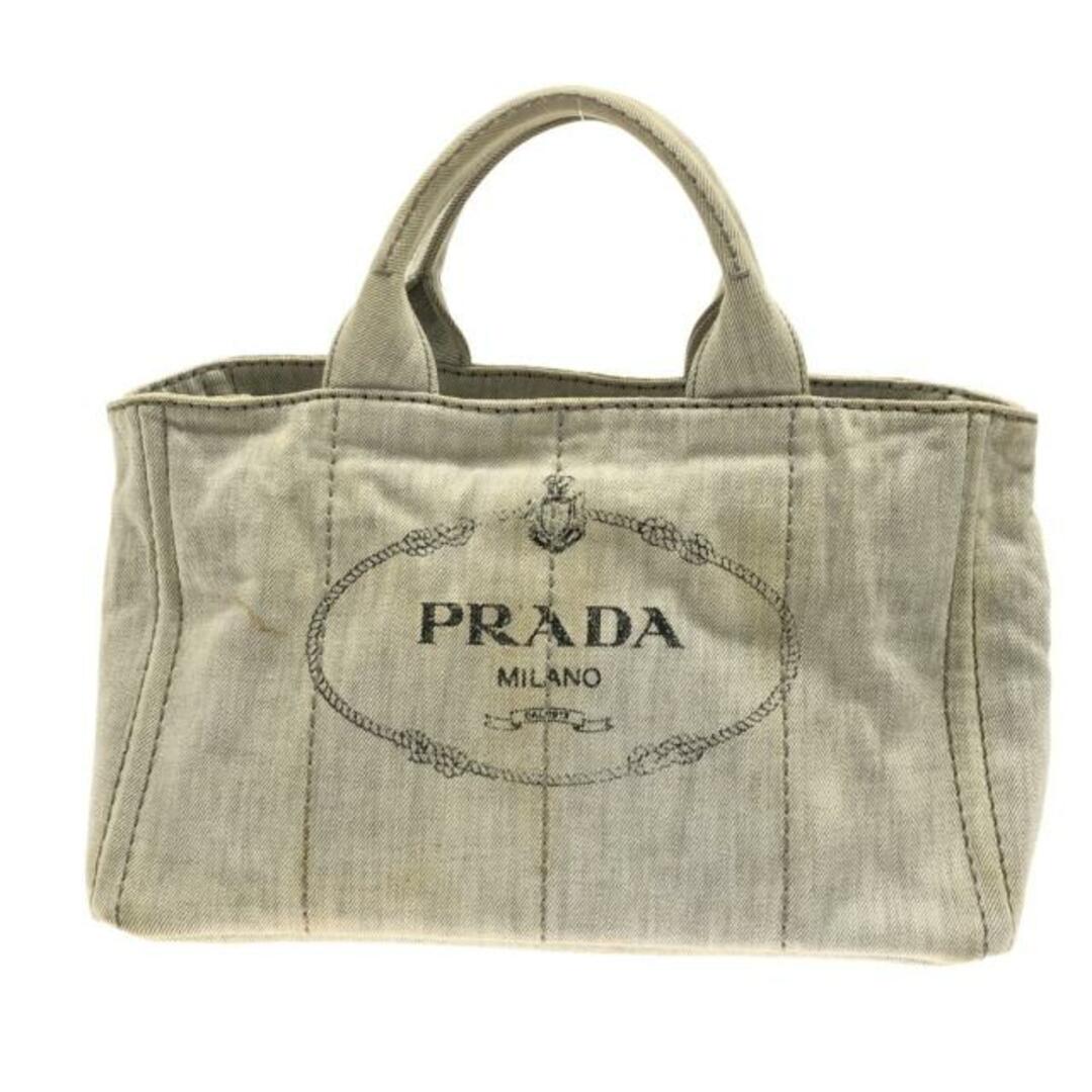 PRADA 2way カナパ ショルダー トート バッグ 白タグ B2642B