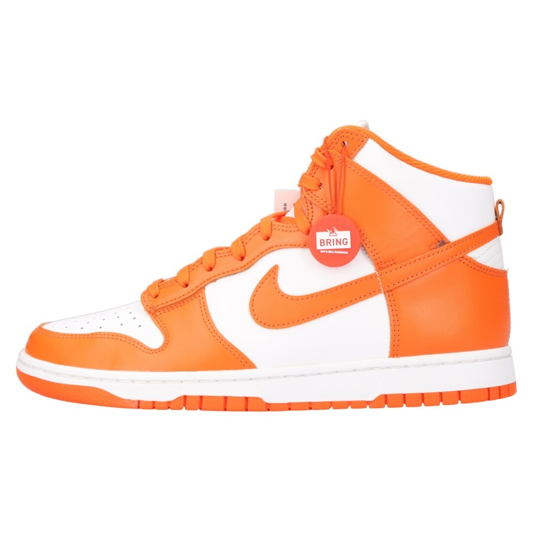 NIKE ナイキ DUNK HIGH ORANGE BLAZE SYRACUSE DD1399-101 ダンクハイ オレンジブレイズ シラキュース ハイカットスニーカー オレンジ US10/28cm105センチ甲