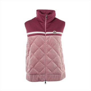 モンクレール(MONCLER)のモンクレール  ポリエステル×レーヨン M ピンク レディース その他アウ(その他)