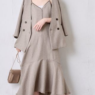 ナチュラルクチュール(natural couture)のナチュラルクチュール　キャミワンピてんさく様専用(ロングワンピース/マキシワンピース)