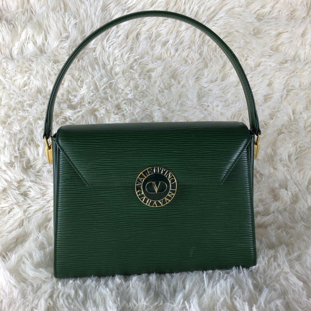 valentino garavani(ヴァレンティノガラヴァーニ)の【希少カラー・美品】VALENTINO GARAVANI 2wayバッグ　ロゴ レディースのバッグ(ハンドバッグ)の商品写真