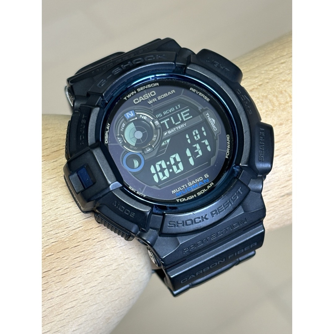 G-SHOCK(ジーショック)のデカG-SHOCK/マッドマン/GW-9300/電波/ソーラー/30周年/ブルー メンズの時計(腕時計(デジタル))の商品写真