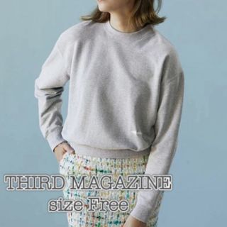 ドゥーズィエムクラス(DEUXIEME CLASSE)のTHIRDMAGAZINE サードマガジン ロゴ刺繍スウェット(トレーナー/スウェット)