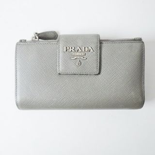 プラダ(PRADA)のプラダ 2つ折り財布 - 1ML005 グレー(財布)