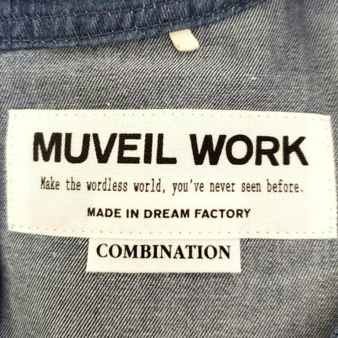 MUVEIL WORK(ミュベールワーク)のミュベールワーク オールインワン 38 M - レディースのパンツ(オールインワン)の商品写真
