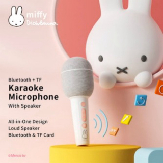 ミッフィー(miffy)の[MIPOW] ミッフィー Bluetooth カラオケマイク [MBS200](マイク)