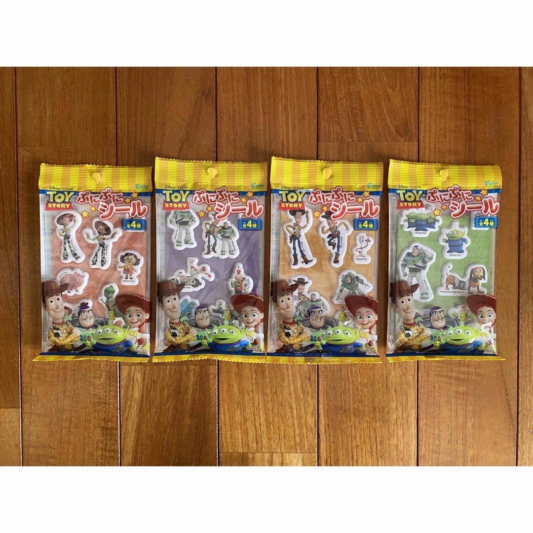 トイストーリー　ぷにぷにシール　全4種 エンタメ/ホビーのおもちゃ/ぬいぐるみ(キャラクターグッズ)の商品写真