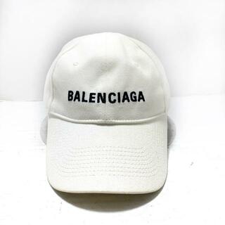 Balenciaga - バレンシアガ キャップ L - 白 コットンの通販 by ブラン