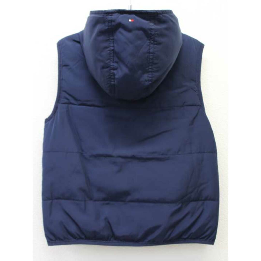 TOMMY HILFIGER(トミーヒルフィガー)の▽トミーヒルフィガー/TOMMY HILFIGER▽122cm リバーシブル中綿ベスト 紺×赤系＆紺 【中古】子供服 キッズ kids 男の子 秋冬 409032 キッズ/ベビー/マタニティのキッズ服女の子用(90cm~)(ジャケット/上着)の商品写真