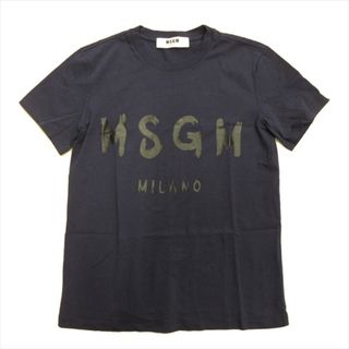 エムエスジイエム(MSGM)の美品 エムエスジーエム MSGM ロゴ プリント Tシャツ カットソー (Tシャツ(半袖/袖なし))