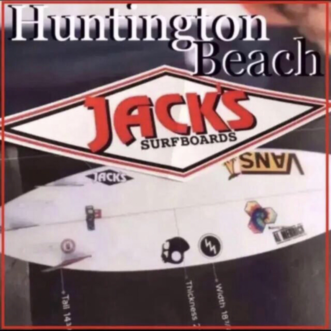 VANS(ヴァンズ)のJACK'Sジャックスサーフハンティントンbeach限定largeロゴステッカー スポーツ/アウトドアのスポーツ/アウトドア その他(サーフィン)の商品写真