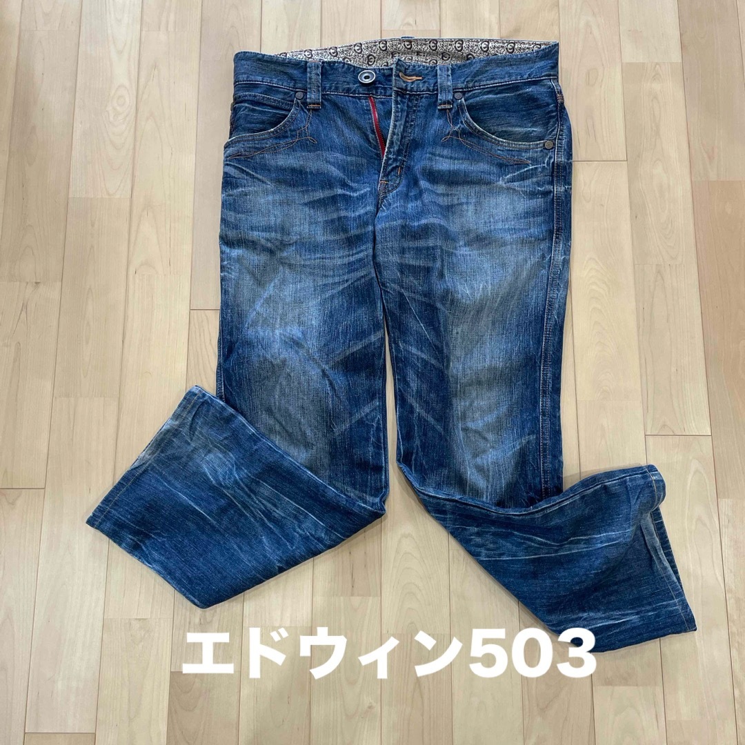 EDWIN(エドウィン)のエドウィン　503 サイズ 34✖️33  Lサイズ メンズのパンツ(デニム/ジーンズ)の商品写真