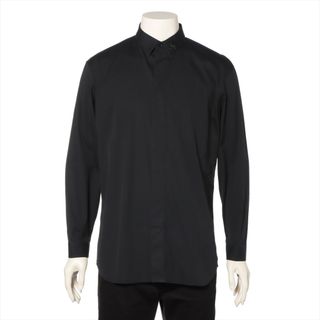 ディオールオム(DIOR HOMME)の美品 ディオール オム BEE ビー 蜂 モチーフ ビジュー 長袖 シャツ ブラック 黒 40サイズ コットン トップス メンズ MMM G24-10(シャツ)