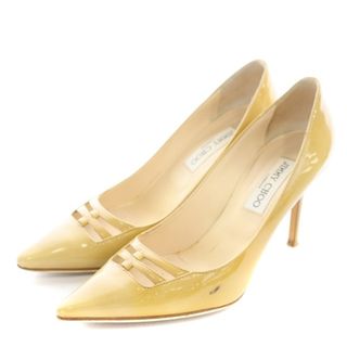 ジミーチュウ(JIMMY CHOO)のジミーチュウ パンプス エナメル ポインテッドトゥ ハイヒール 37.5(ハイヒール/パンプス)