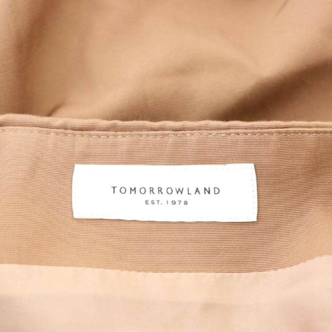 TOMORROWLAND(トゥモローランド)のトゥモローランド タックスリット フレアスカート ラップ調 ロング 32 レディースのスカート(ロングスカート)の商品写真