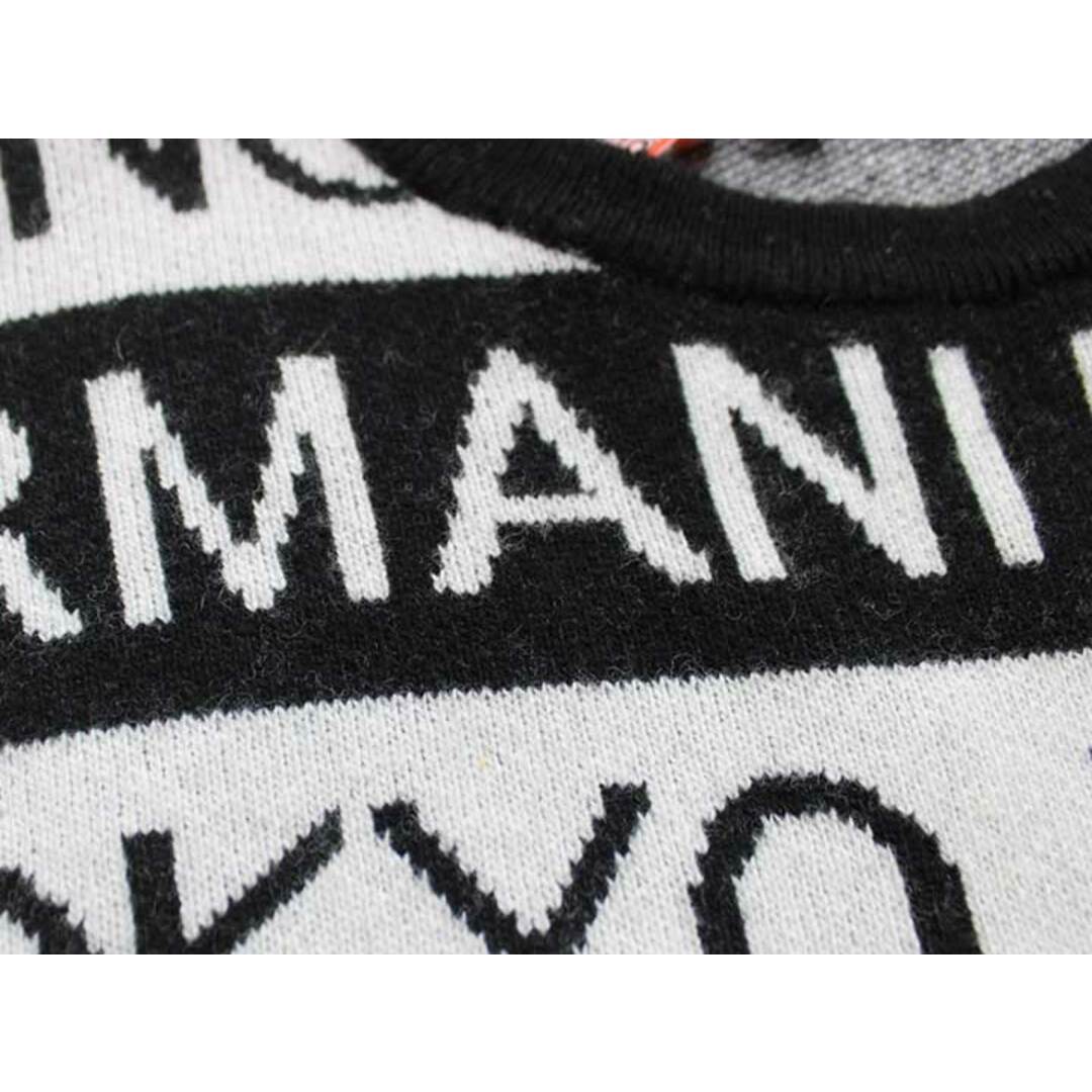 Emporio Armani(エンポリオアルマーニ)の■エンポリオアルマーニ/EMPORIO ARMANI■118cm セーター/ニット 黒×白【中古】子供服 キッズ kids 男の子 女の子 秋冬 100132 キッズ/ベビー/マタニティのベビー服(~85cm)(ニット/セーター)の商品写真