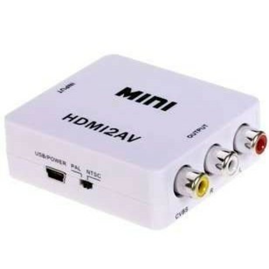 CF変換コンバーター HDMI入力をコンポジット出力へ変換 1080P対応 スマホ/家電/カメラのテレビ/映像機器(映像用ケーブル)の商品写真