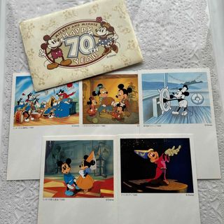 ディズニー(Disney)のディズニー70THYEARはがき(写真/ポストカード)