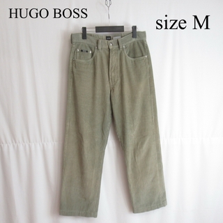 ヒューゴボス(HUGO BOSS)の90s HUGO BOSS コーデュロイ ワイド テーパード スラックス パンツ(スラックス)