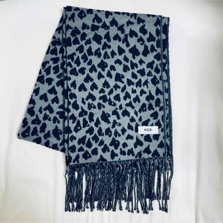 アズールバイマウジー(AZUL by moussy)のAZUL アズール　ハート　レオパード　ヒョウ柄　ストール　マルラー(マフラー/ショール)