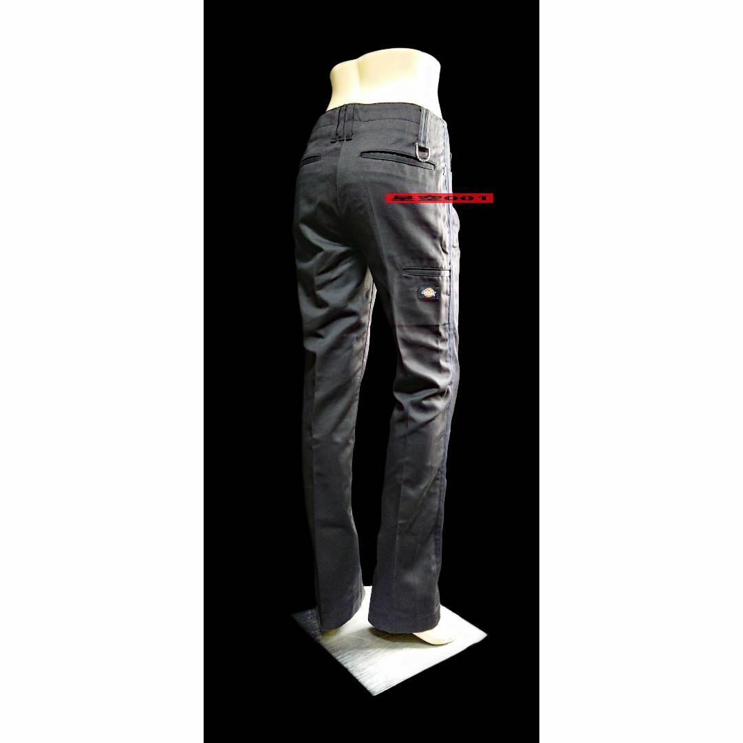 Roen(ロエン)の美品 Roen  Dickies 黒 側章パンツ ロエン ディッキーズ S チノ メンズのパンツ(チノパン)の商品写真