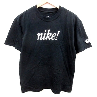 ナイキ(NIKE)のナイキ NIKE Tee カットソー Uネック 半袖 S 黒 ブラック /RT(カットソー(半袖/袖なし))