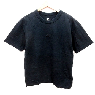 ナイキ(NIKE)のナイキ NIKE カットソー Uネック 半袖 S 黒 ブラック /RT(Tシャツ/カットソー(半袖/袖なし))