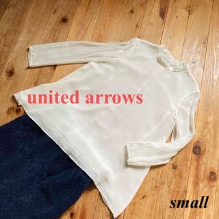 ユナイテッドアローズ(UNITED ARROWS)のunited arrows ユナイテッドアローズ　シルクフレアブラウス　7分袖(シャツ/ブラウス(長袖/七分))