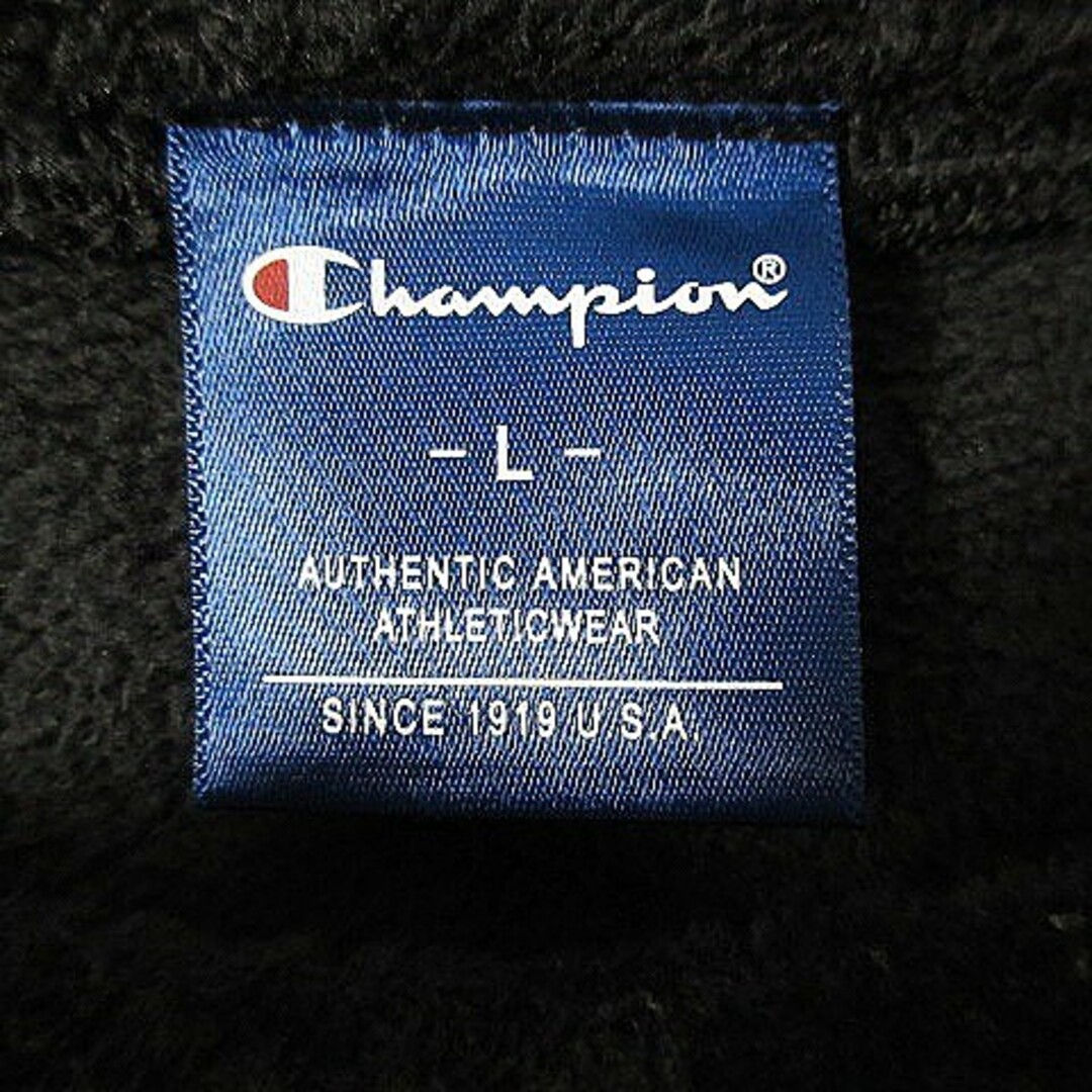 Champion(チャンピオン)のチャンピオン カットソー 長袖 フリース ロゴ 刺繡 L グレー トップス レディースのトップス(カットソー(長袖/七分))の商品写真