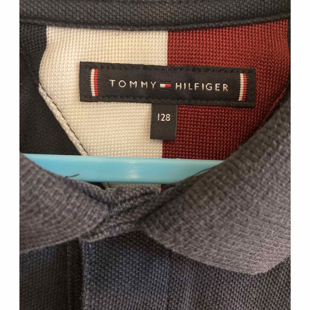 TOMMY HILFIGER(トミーヒルフィガー)のTommyHilfiger  ポロシャツ　サイズ128  ✨　used品 キッズ/ベビー/マタニティのキッズ服男の子用(90cm~)(Tシャツ/カットソー)の商品写真