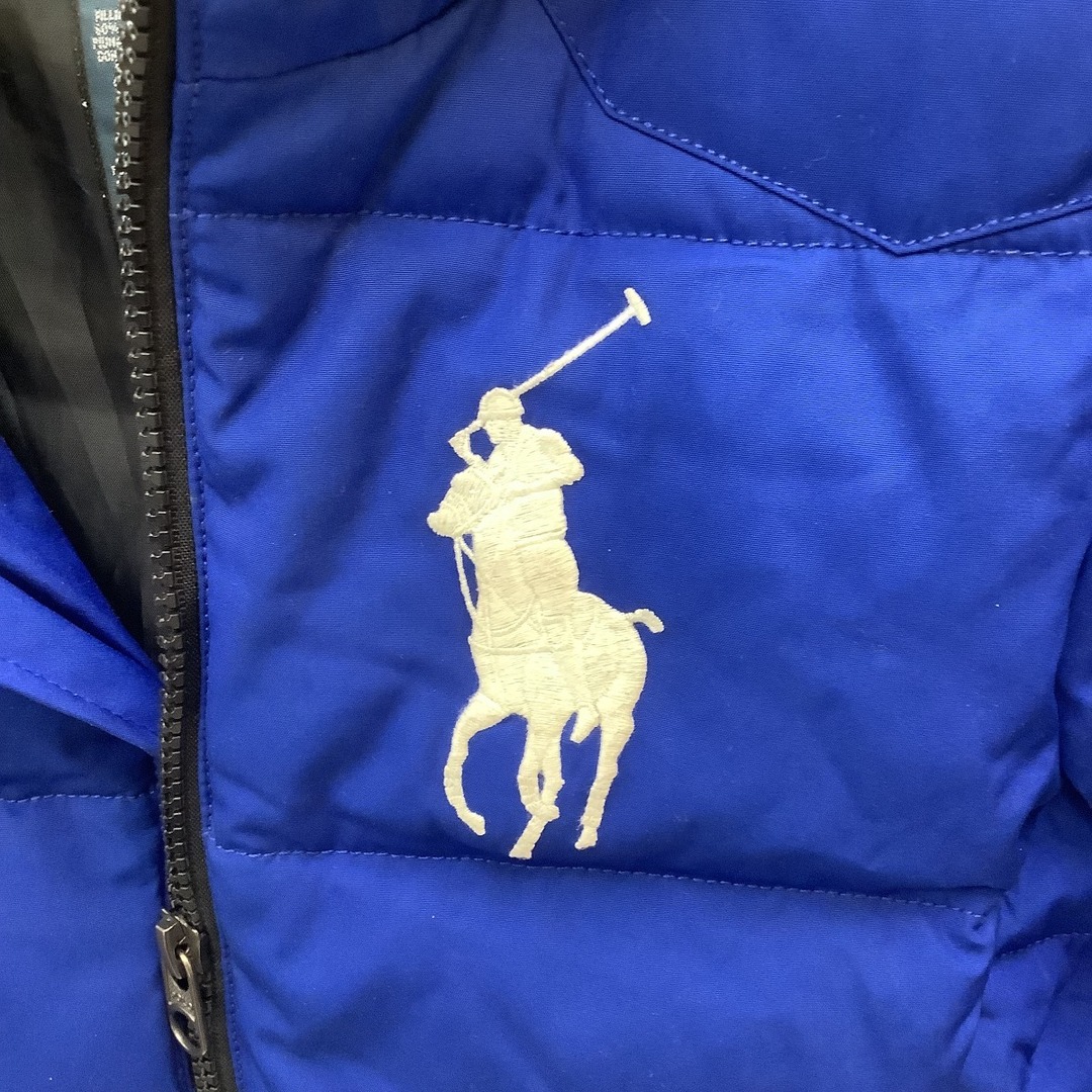 POLO RALPH LAUREN(ポロラルフローレン)の♪♪POLO RALPH LAUREN ポロラルフローレン キッズ 子供 男の子 ジャンパー ダウン SIZE 120cm ブルー キッズ/ベビー/マタニティのキッズ服男の子用(90cm~)(ジャケット/上着)の商品写真