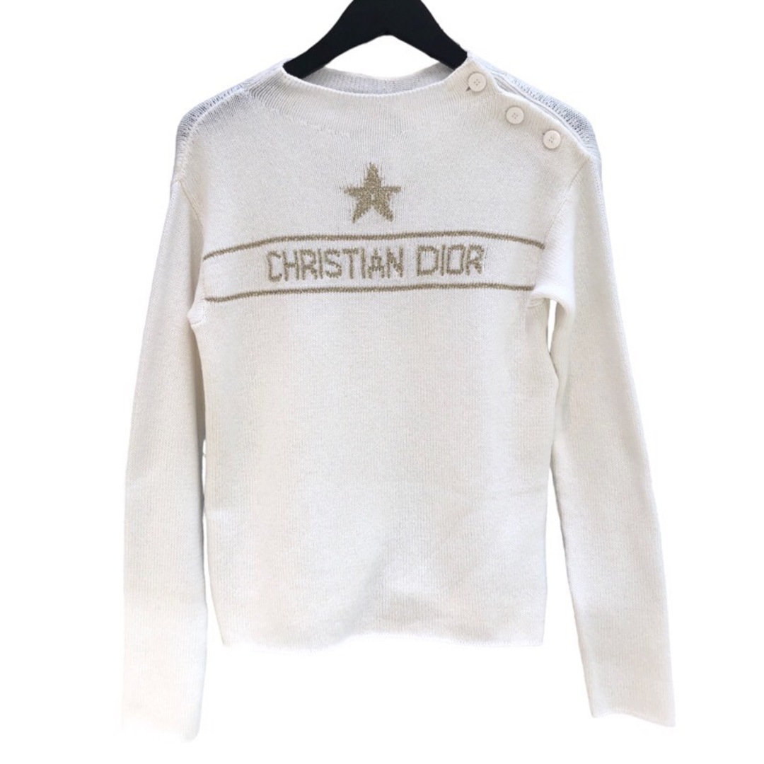 クリスチャン・ディオール Christian Dior シグネチャーロゴカシミヤニットセーター 414S94AM064_X1991 レディース　セーター約62cm着丈